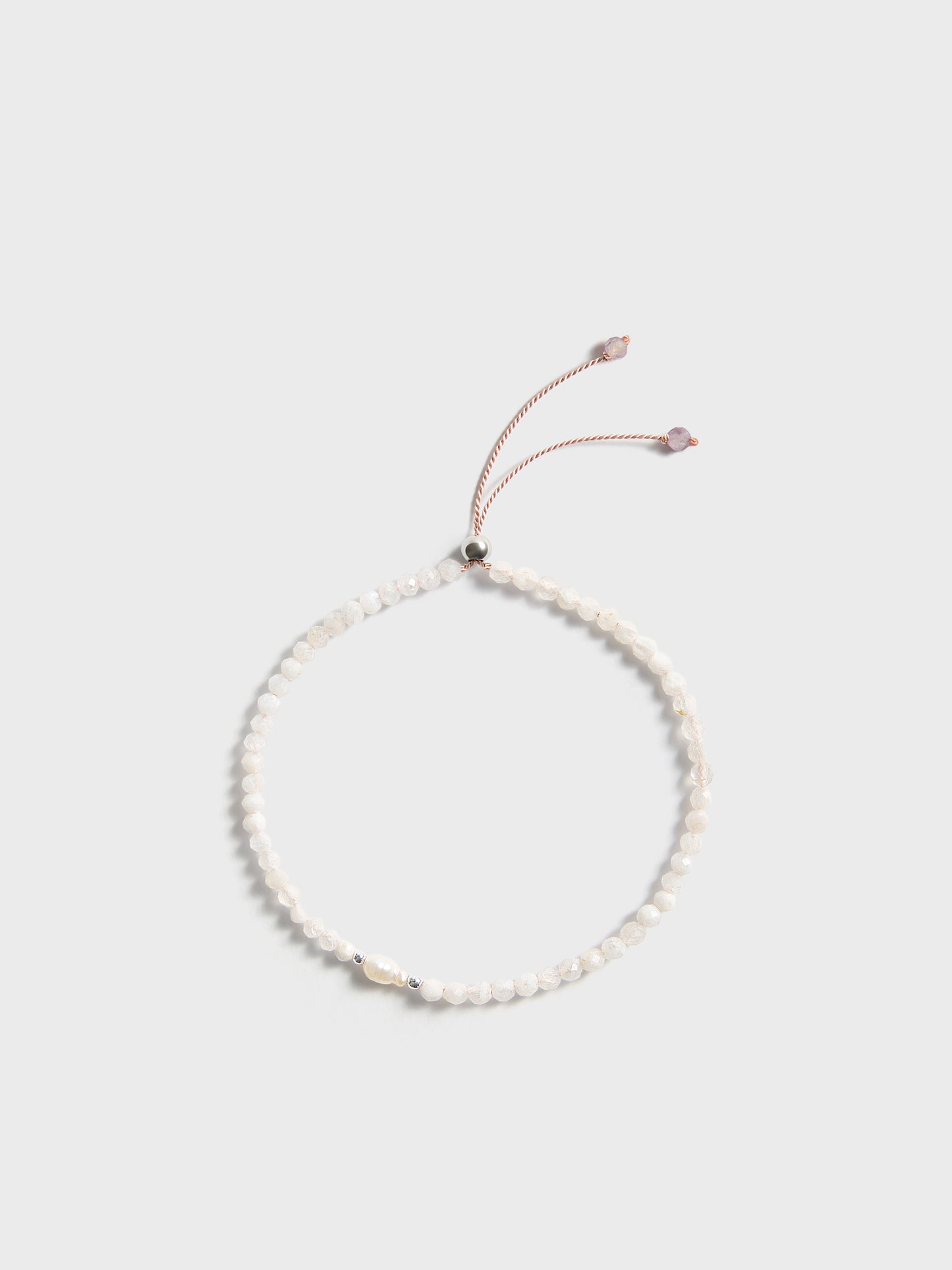 Armband aus Mondstein und Perle