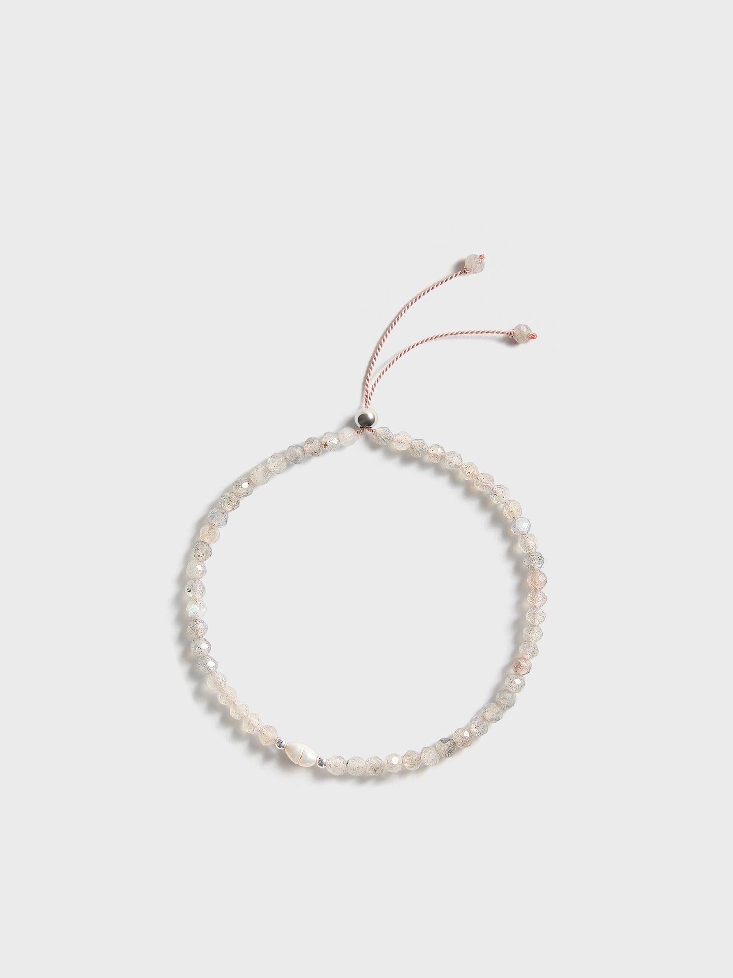 Labradorit & Perle Armband