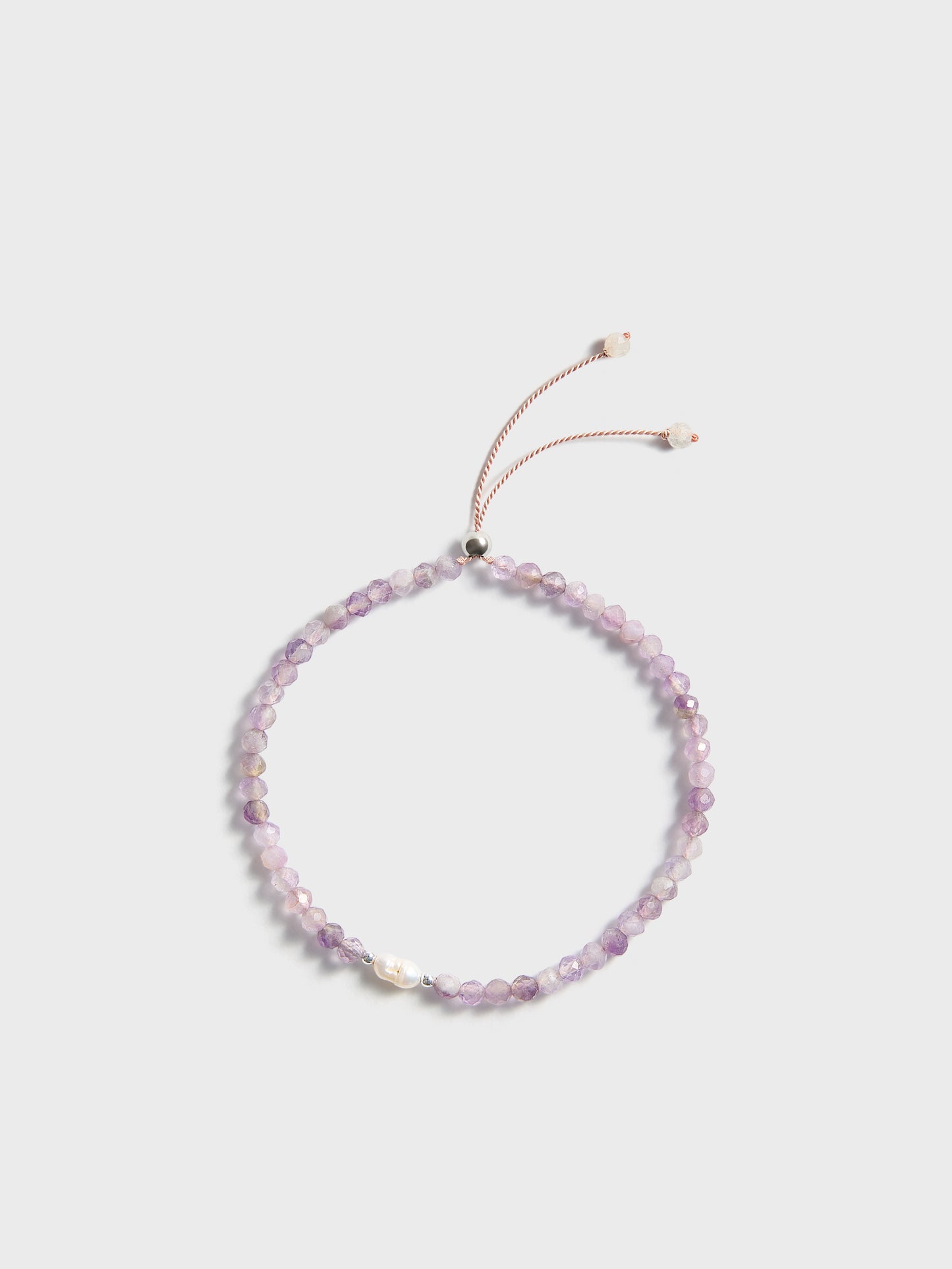 Amethyst & Perle Armband