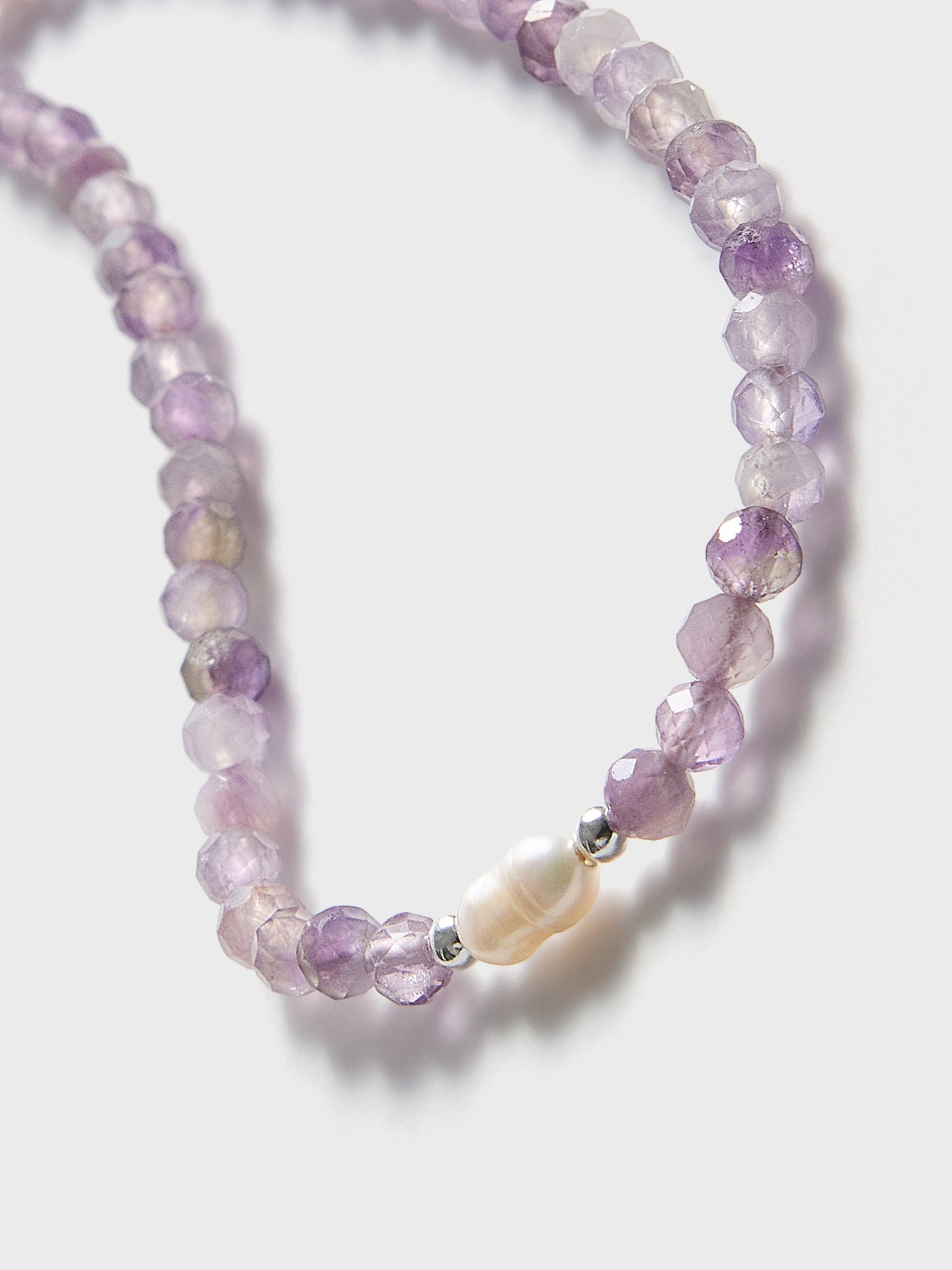Amethyst & Perle Armband